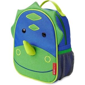 Skip Hop Zoo Dino Backpack Green Blue Kids Toddler School Bag Little Size